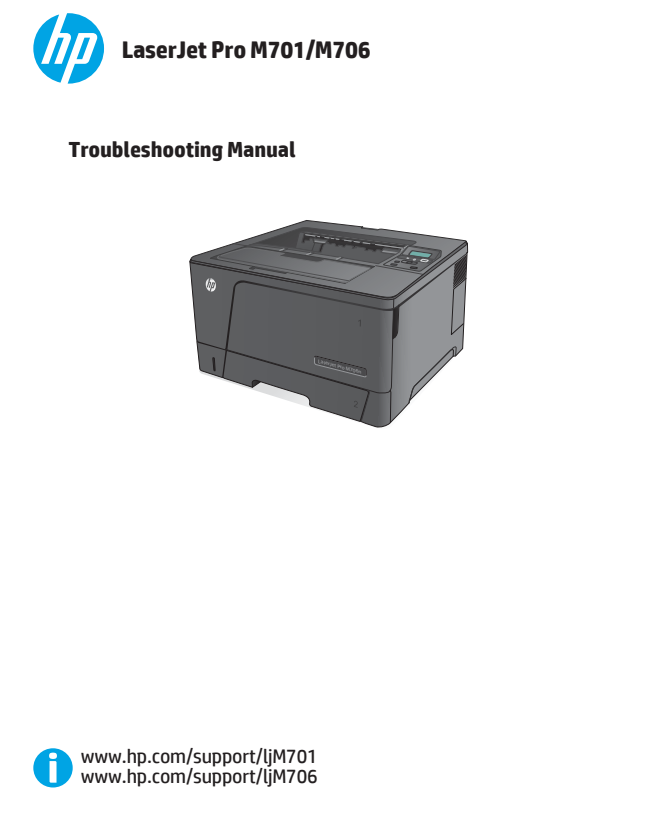 惠普+LASERJET+Pro+M701a+M701n+M706n+706dtn+英文故障排除手册.pdf