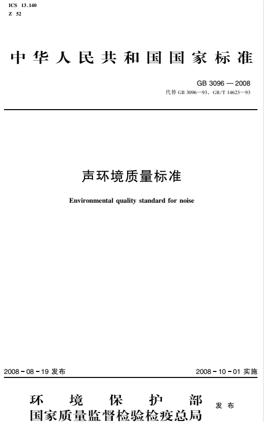 GB 3096-2008 声环境质量标准.pdf