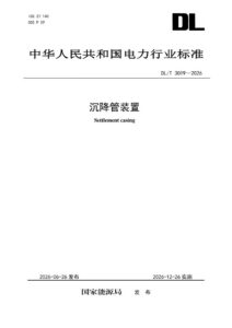 DL/T 3019—2026 沉降管装置
