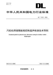 DL/T 3032—2026 汽轮机焊接隔板相控阵超声检测技术导则